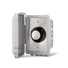 Infratech Single INF Input Regulator, Flush Mount Control W/Weatherproof Cover, 120 Volt, 14-4110