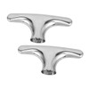 Mikinona 2pcs Stainless Steel Buffet Tray Handle Replacement for Buffet