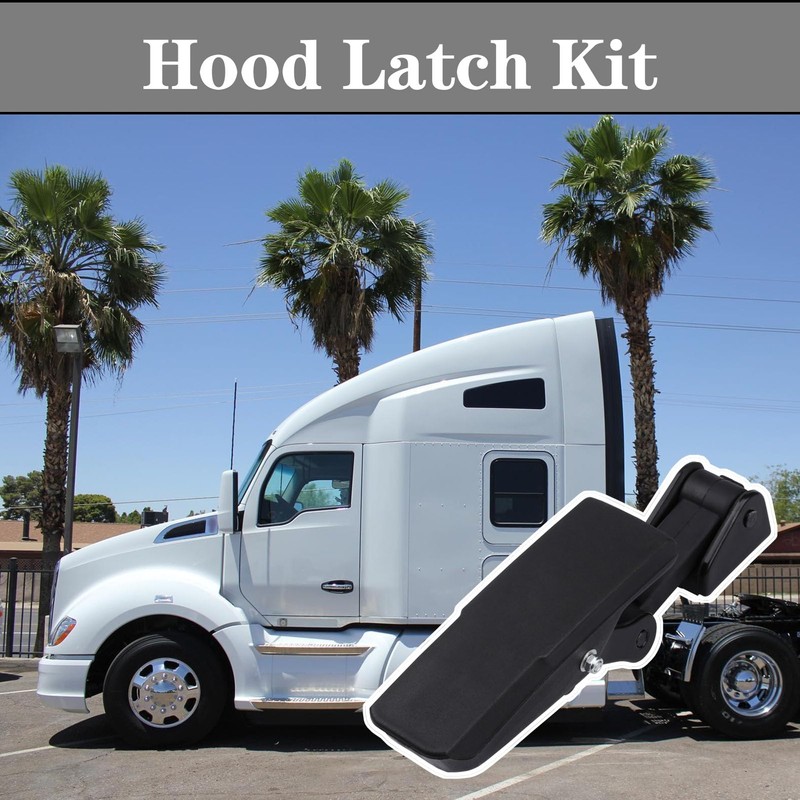 GYUPTRK 2 Pack Hood Latch Fit for Kenworth T680 2013-2024,
