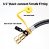 Bbcuepro 12FT RV Propane Quick Connect Hose - Quick Disconnect