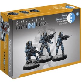 Corvus Belli S.L.L. Infinity Miniatures - Infinity: PanOceania Karhu Special Team - Compatible with Infinity and Other Tabletop RPG TTRPG