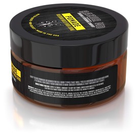 Razor MD Natural Water Based Hair Pomade for Men With High Shine and Slickback Finish, Medium Strong Hold Best Hair Products for Mens with Curly, Long, Wavy and Thin Hair, Made in the USA 3.75 oz