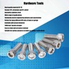 20Pcs Bolt Socket Cap Screws Coarse Thread A2‑70 Stainless Steel