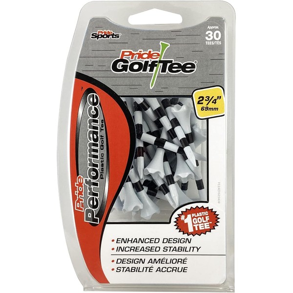 PRIDE GOLF TEE "Pride Performance Striped Golf Tees (Pack of