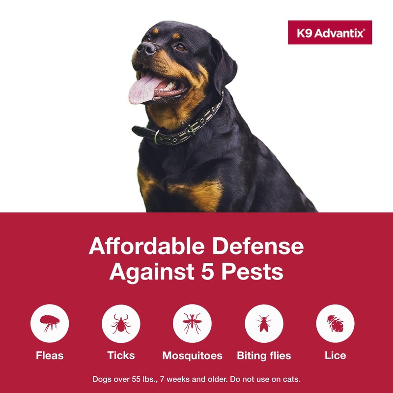 K9 Advantix Flea, Tick & Mosquito Prevention for Dogs Over