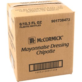 McCormick Chipotle Mayonnaise Dressing, 10.3 fl oz (Pack of 6)
