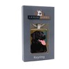 Leslie Gerry Black Labrador Keyring Keychain Gift
