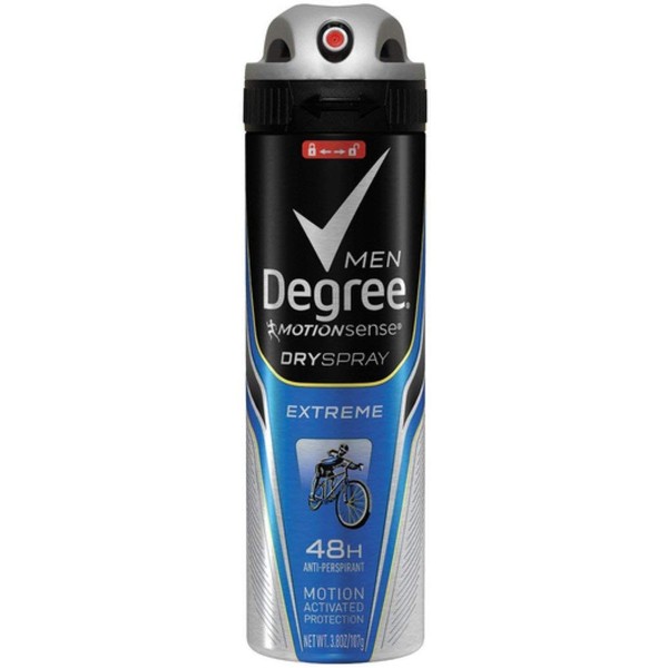 Degree Men Dry Spray Antiperspirant, Extreme 3.8 oz (Pack of 12)