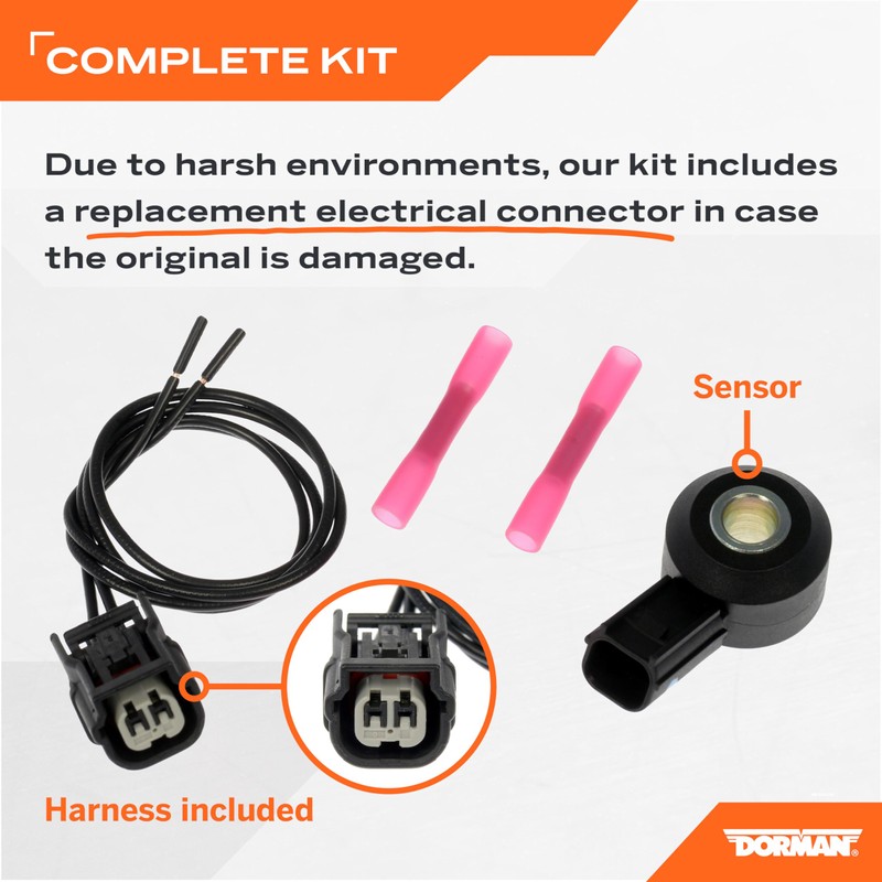 Dorman 987-014 Ignition Knock Sensor Kit Compatible with Select Honda