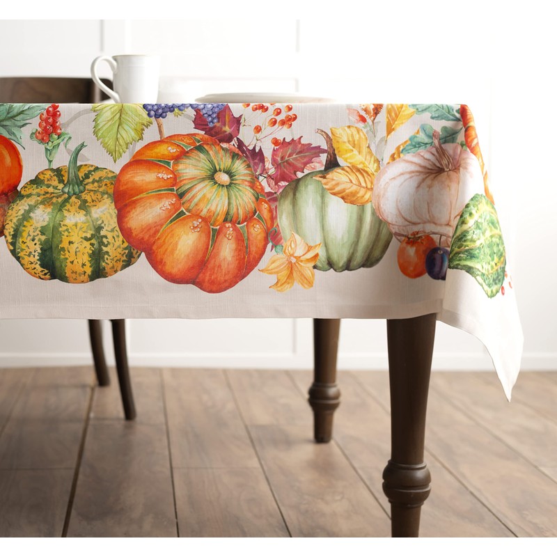 Maison d' Hermine Christmas Joy 100% Cotton Tablecloth for Kitchen