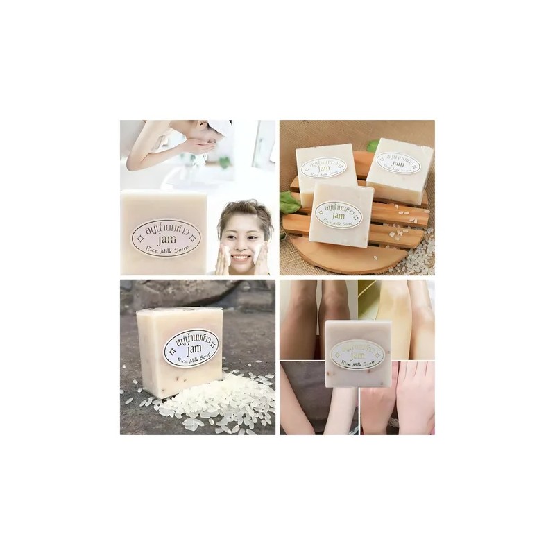 Jabn Facial y Corporal Bioaqua Leche de Arroz Antimanchas e