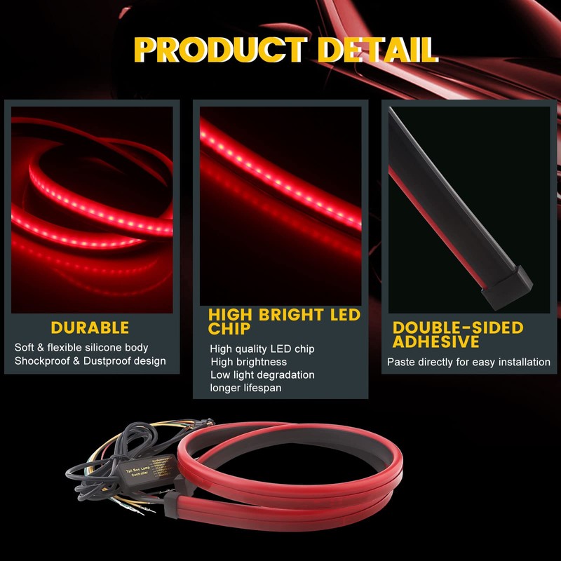 EverBrightt 2835 Chipset 146SMD LED Light Strip For Car Third