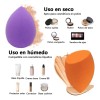 16kit Esponjas Blender Maquillaje Beauty Base Cara Versátil