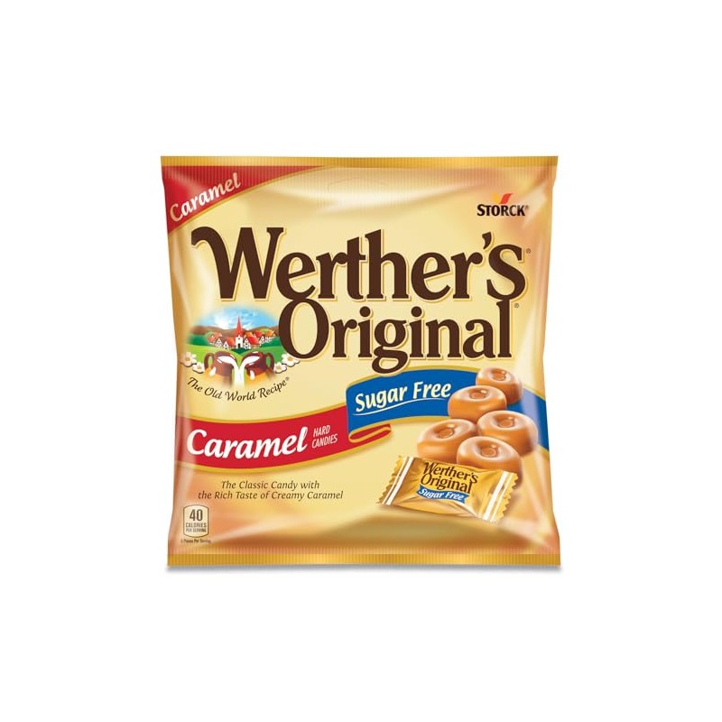 Werther's Original Hard Candy, Sugar-Free, (1) 2.75 oz Bag