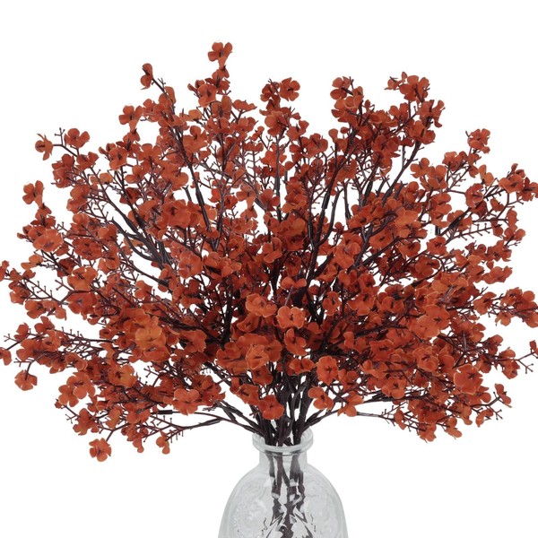 6Pcs Baby Breath Flowers Artificial Bulk Real Touch Artificial Fall