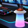 Humidifier Aroma Diffuser Mushroom Shape 760ml Capacity Rechargeable Home Decoration