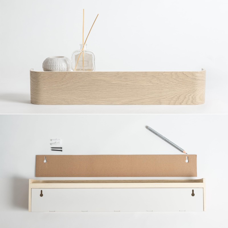 Kazai. Wall-Mounted Coat Rack 'Toke' - Modern Design Coat Rack
