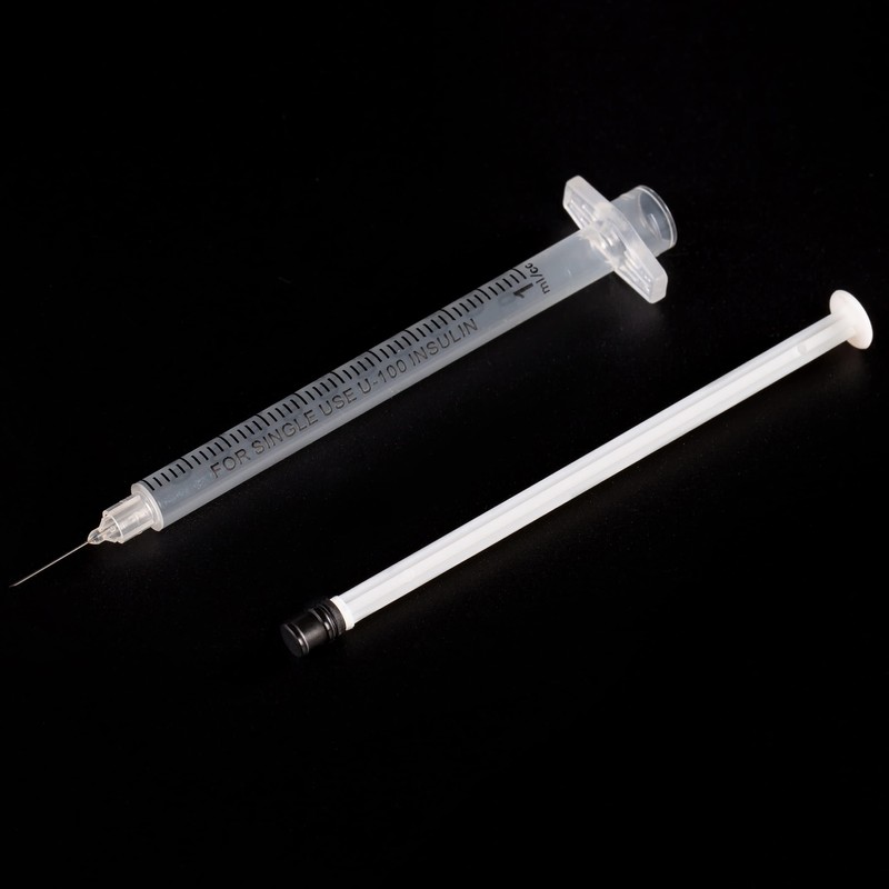 1ml/cc 30G Plastic Multi-Purpose Measuring Tools, Individually Packed (100 Pack)