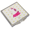 Mr. & Mrs. Panda Handtaschenspiegel quadratisch Einhorn Ballerina - Geschenk,