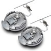 Locking Diesel Fuel Cap 2pcs Replacement for Peterbilt 379 389