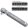 MULWARK 20pc 1/4 Ultra Low Profile Mini Ratchet Wrench Close