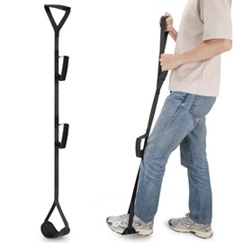 Silimore 45 Inch Leg Lifter Strap, Foot Lifter for Hip and Knee Replacement Surgery Mobility with Hand Strap and Foot Loop, Leglifter Aids for Elderly,Disable,Get in and Out of Wheelchair,Bed,Car