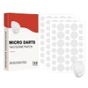 144 Stück Microdarts tag'gone patch，Kubozn Pro MicroDarts TAG'Gone Hautpflaster, Natürlich