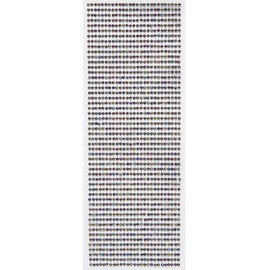 XIAXIN Rhinestone Black Pearl 2mm Color Sticker Decoration Sticker RSS-79