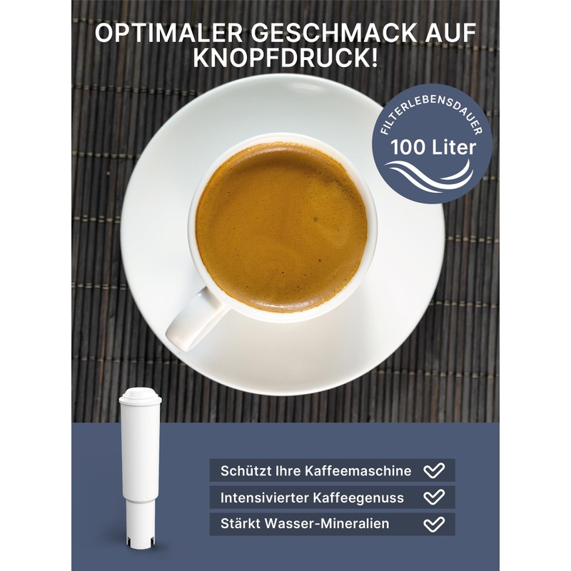 Comedes 4 x Water Filters Similar to Jura Claris White
