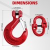 NORJIN Clevis Slip Hook & Chain Connector Link, G80 Alloy