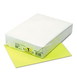 Pacon 102200 Kaleidoscope Multipurpose Colored Paper, 24lb, 8-1/2 x 11, Hyper Yellow, 500/Rm