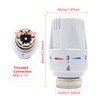 Temperature Control Valve, M30 x 1.5 System Thermostat Radiator Head,