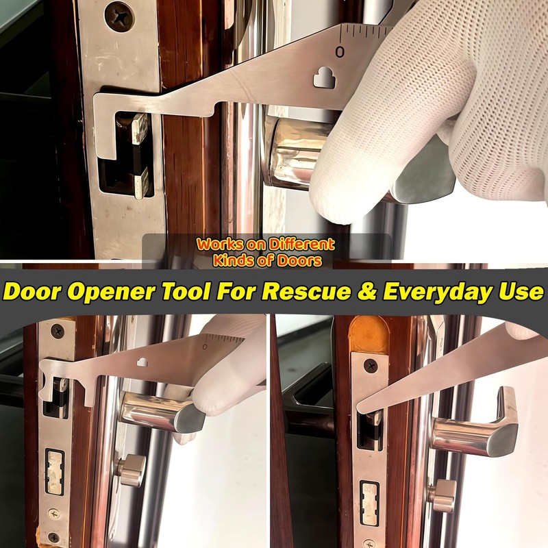 4 Packs Professional Firefighting Multi-Tool Kit, Ultimate Multipurpose Firefighting Tool