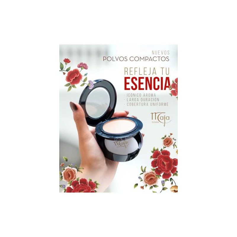 Maja Compact Cream Powder, 0.53 Ounce, Arabesco