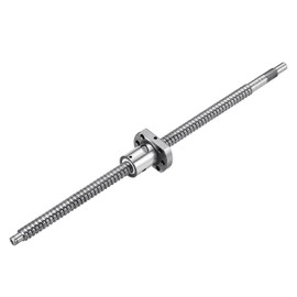 sourcing map BallScrew SFU1204 (Dia 12mm, Lead 4mm, Length 350mm) with Ball Screw Nut Anti Backlash Ball Screw Kit Standard End Machining for BK/BF12 CNC Machine Parts