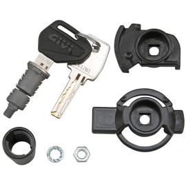 GIVI 77302 Key Cylinder with Spare Key Security Lock Key (Inner Groove) SL101 Set of 1