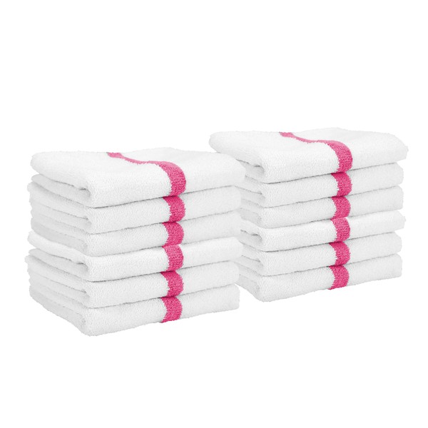 Arkwright White Hand Gym Towels - Pack of 12 -