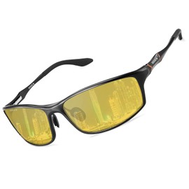 SOXICK Men's Night Sunglasses, For Night Fishing, Night Driving, Polarized Lens, Day/Night Use, Polarized Sunglasses, Driving UV 400, UV Protection, Night Driving Sunglasses, Sports Night Glasses,