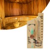 Aqur2020 Accurate Temperature Sauna Thermometer with 15 Minute Sand Timer,