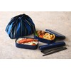 25EDGE Oval 2-Tier Lunch 27.6 fl oz (800 ml), White