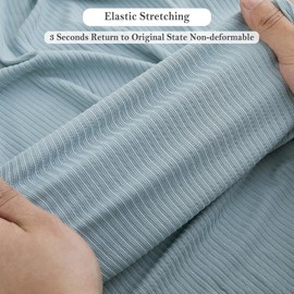 Viviland Jersey Swaddle Blanket, Ultra Soft Stretchy Receiving Blanket, Newborn Swaddle Wrap for Boys & Girls, 40 x 30 inches, 2 Pcs