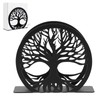 Napkin Holder, Vertical Napkin Holder, Black Napkin Dispenser, Freestanding Metal