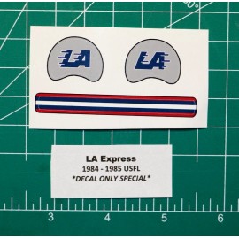 1984-1985 Los Angeles Express USFL Football Gumball Helmets *DIECUT DECALS ONLY*