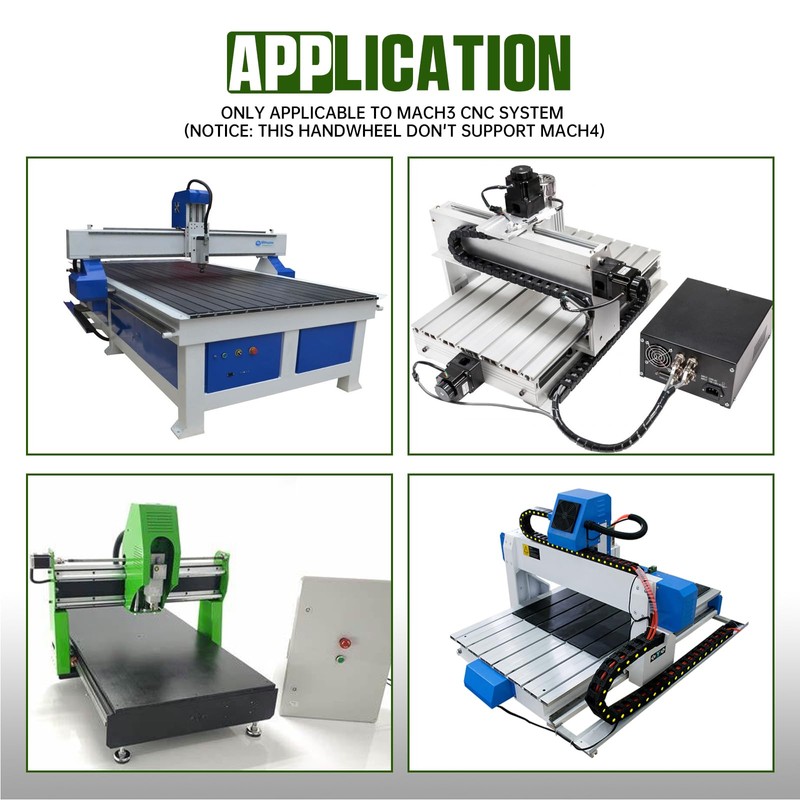 CNCTOPBAOS 4 Axis USB Mach3 Handwheel Controller Remote Hand Control