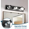 Joossnwell Crystal Bathroom Vanity Lights Black Bathroom Light Fixtures Over