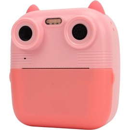 SQUADO Instant Front and Rear Digital Camera with LED Light for Travel and Teens Pink