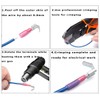 Teansic 50PCS Heat Shrink Piggyback Spade Connectors kit, 12-10/16-14/22-16AWG Electrical