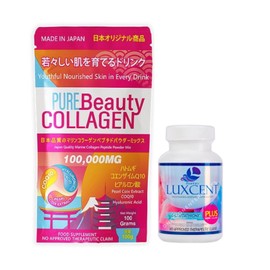 Pure Beauty Collagen and Luxcent Luxcent Capsules and Pure Beauty Collagen 100,000mg COMBO