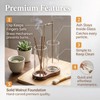 Starfa Wooden Incense Holder, 2 in 1 Burner with Long
