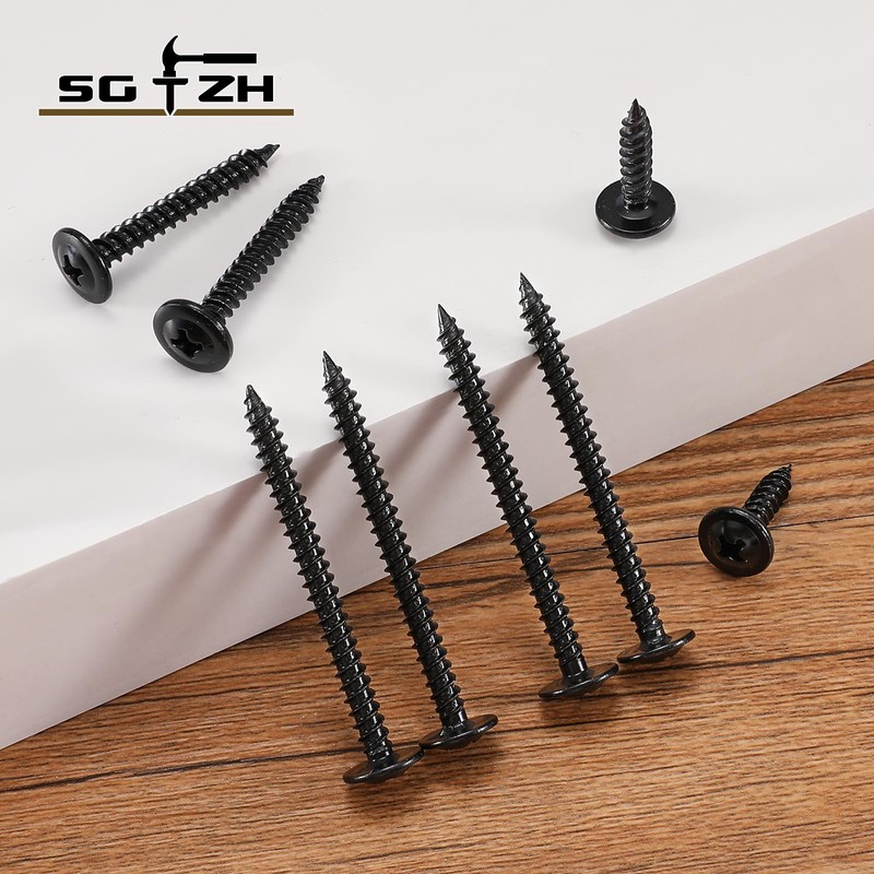 #8 x 1-1/4" Wood Screw 250Pcs Alloy Steel Standard Thread